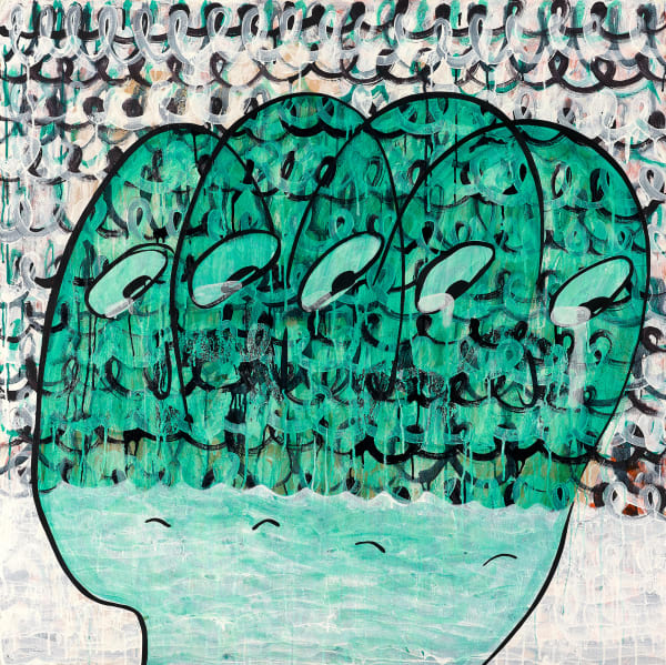 蕭筑方 Hsiao Chu-Fang, 張望 Looking around, 2022