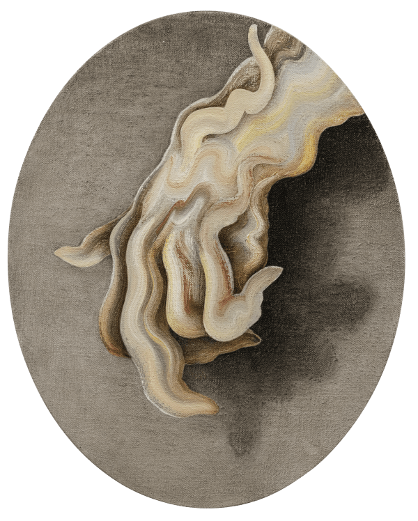 鄭農軒 CHENG Nung Hsuan 無名 五 Unnamed No.5, 2022 油彩／畫布 Oil on canvas 11 3/4 x 9 1/2 in 30 x 24 cm