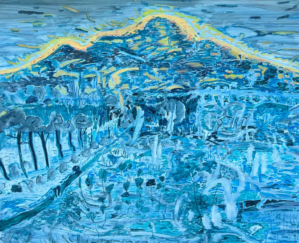 潘麒方 PAN Chi-Fang, 觀音・清晨 Mt. Guanyin in the Morning, 2024