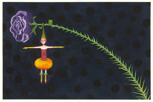 幾米 Jimmy Liao, 紫玫瑰 Purple Rose, 未紀年 n.d.