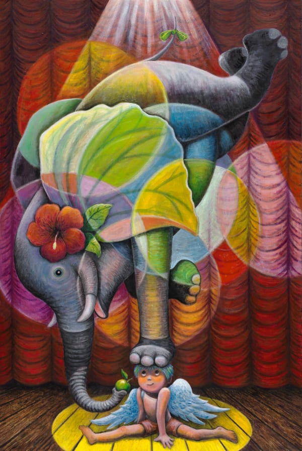 幾米 Jimmy Liao, 大象狂想曲 Dancing Elephant, 2023