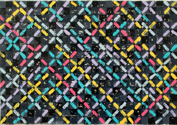 莊普 TSONG Pu 越過海峽,跳過夜晚 Crossing the Strait and Stepping Through the Night, 2014 壓克力顏料/畫布 Acrylic on canvas 17.5 x 25.5 cm