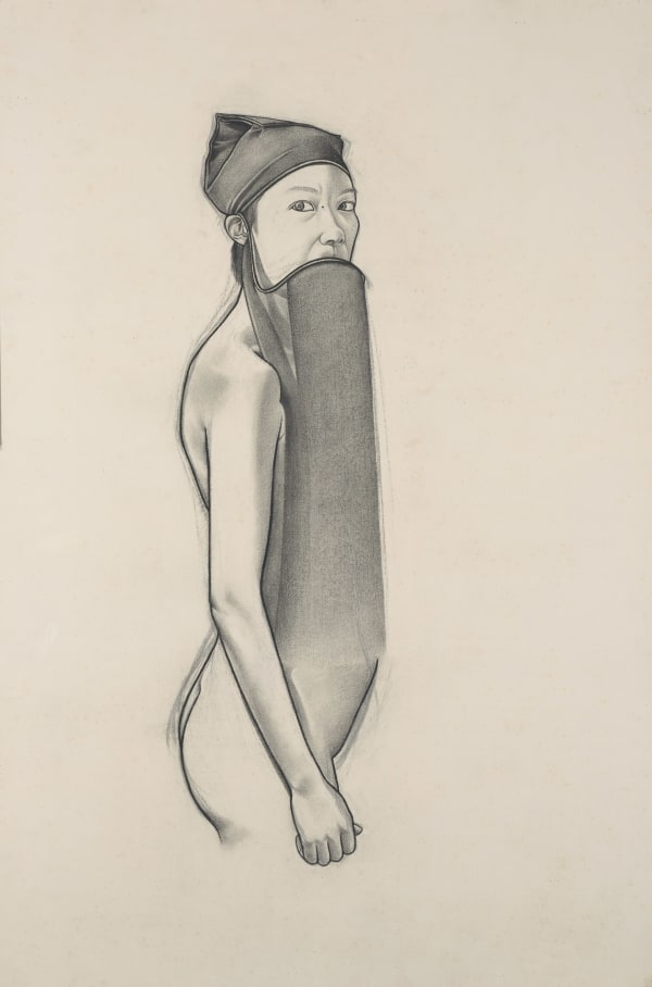 曲家瑞 Kristycharay, 自画像 - 京剧 - 老生 Self Portrait - Peking Opera - Laosheng, c.2000