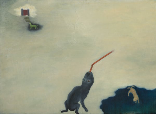 蘇旺伸SU Wong-shen 吸 Suck, 2019 油彩/畫布 Oil on canvas 24 5/8 x 33 1/2 in 62.5 x 85 cm