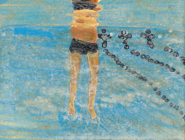 鄭帛囪 CHENG Po-Tsung 無題 Untitled, 2013-2022 水彩、原子筆、油漆筆、立可白(帶)/便條紙 Watercolor, ball pen, marker, white-out on note paper 3 x 4 in 7.6 x 10 cm