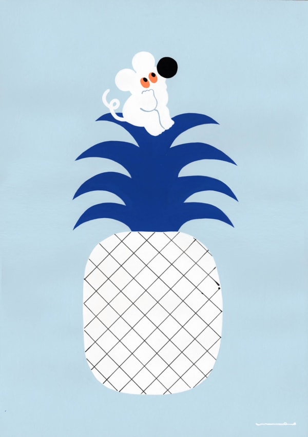 Umao, Thinking Mouse and Pineapple, 2023