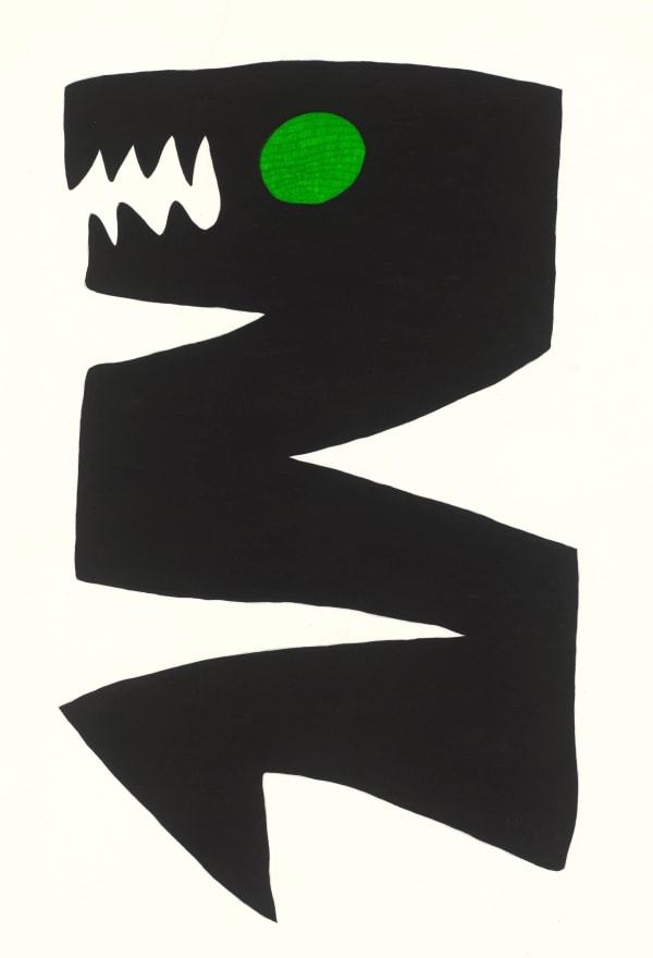 陳普 CHEN Pu 群落生境_平衡＃4 Biotope _ Balance#4, 2023 墨、原子筆／紙 Ink, ball-point pen on paper 33 1/2 x 22 7/8 in 85 x 58 cm