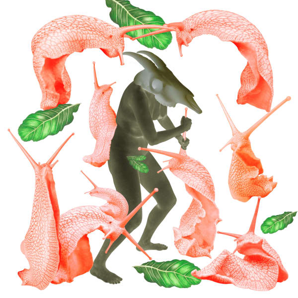 劉世芬 LIU Shih-Fen 〈穆勒氏花園——羊走迷〉局部4 Műllerian's Garden Sheep Wandering, 2013 色鉛筆素描結合數位影像/輸出於紙上(鋁板裱褙) Color pencil sketches combined with digital image, print on paper, mounting on dibond 15 3/4 x 15 3/4 in, 3 Ed. + 1 A.P. 40 x 40 cm, 3 Ed. + 1 A.P.