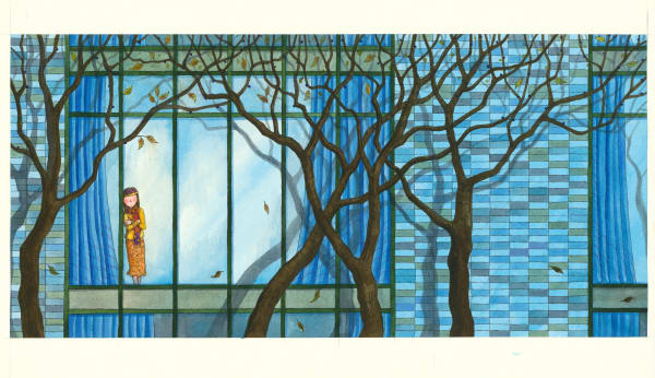 幾米 Jimmy Liao, 藍色的等待 Blue Wait, 1999