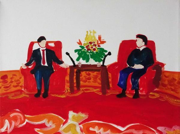 黃海欣 HUANG Hai-Hsin 另一個重要時刻 #1 Another Important Moment #1, 2010 油彩/畫布 Oil on canvas 18 1/8 x 24 1/8 in 46 x 61 cm