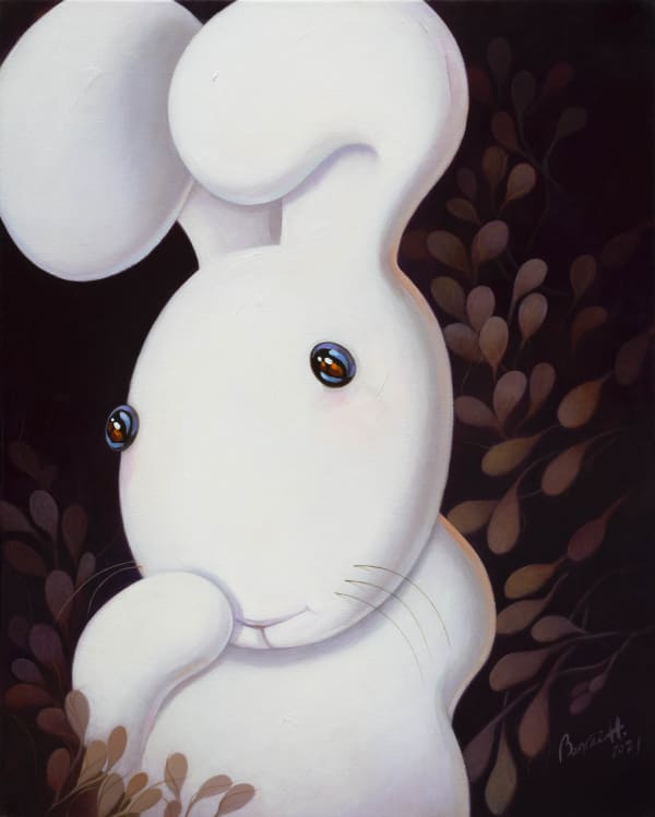 黃本蕊 Benrei HUANG 屬於深秋的愁緒 Melancholy, 2021 壓克力顏料/畫布 Acrylic on canvas 29 7/8 x 24 in 76 x 61 cm