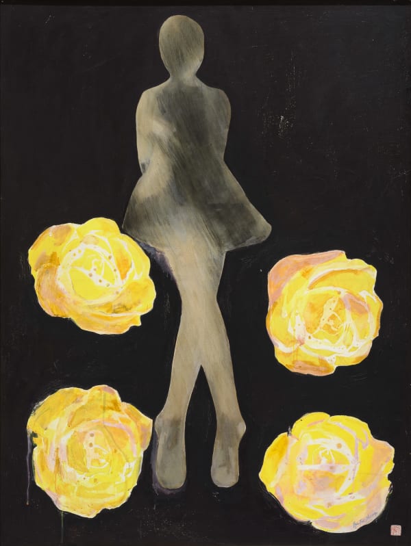 顧福生 Fu-sheng KU, 玫瑰舞影 Ballet Rose, 1976