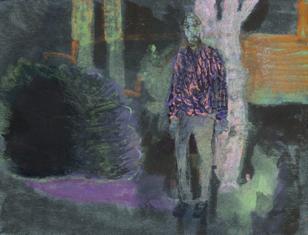 鄭帛囪 CHENG Po-Tsung 無題 Untitled, 2013-2022 水彩、原子筆、油漆筆、立可白(帶)/便條紙 Watercolor, ball pen, marker, white-out on note paper 3 x 4 in 7.6 x 10 cm