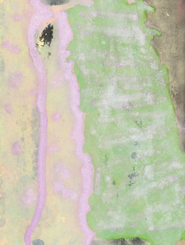 鄭帛囪 CHENG Po-Tsung 無題 Untitled, 2013-2022 水彩、原子筆、油漆筆、立可白(帶)/便條紙 Watercolor, ball pen, marker, white-out on note paper 4 x 3 in 10 x 7.6 cm