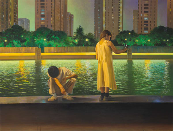 张安 ZHANG An, 岸边 By the Riverbank, 2024