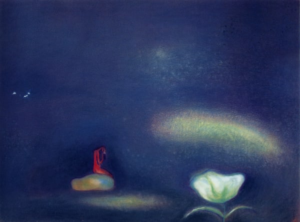 王萬春 Wan-chun WANG, 花看 The Flower View, 1990