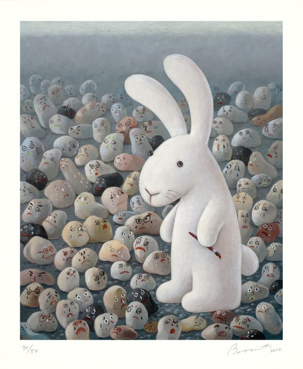 黃本蕊 Benrei HUANG 我的塗鴉,把全世界都畫哭了! I am guilty of painting the whole world crying, 2012 藝術微噴/紙 Giclée prints on paper 25 1/2 x 21 in 64.8 x 53.3 cm Edition of 50