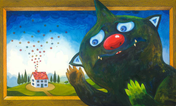 幾米 Jimmy Liao, 吃掉黑暗的怪獸-5 The Monster Who Ate Darkness-5, 2006