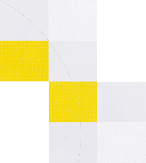 莊普 TSONG Pu 越過黃白間的弧線 Crossing the Arc Between White and Yellow, 2021 壓克力顏料、代針筆/畫布 Acrylic and pigment pen on canvas 49 1/4 x 43 1/4 in, set of 2 125 x 110 cm, set of 2