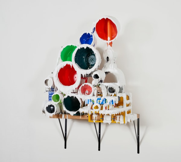 金氏徹平 Teppei KANEUJI, 白色釋出 (建築物) #49 White Discharge (Built-up Objects) #49, 2018