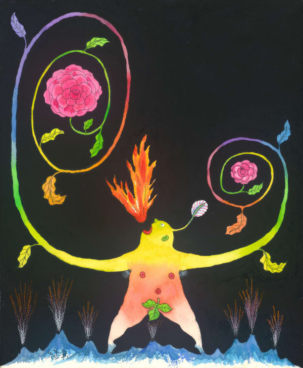 幾米 Jimmy LIAO, 火山神 Volcano God, 未紀年 n.d.