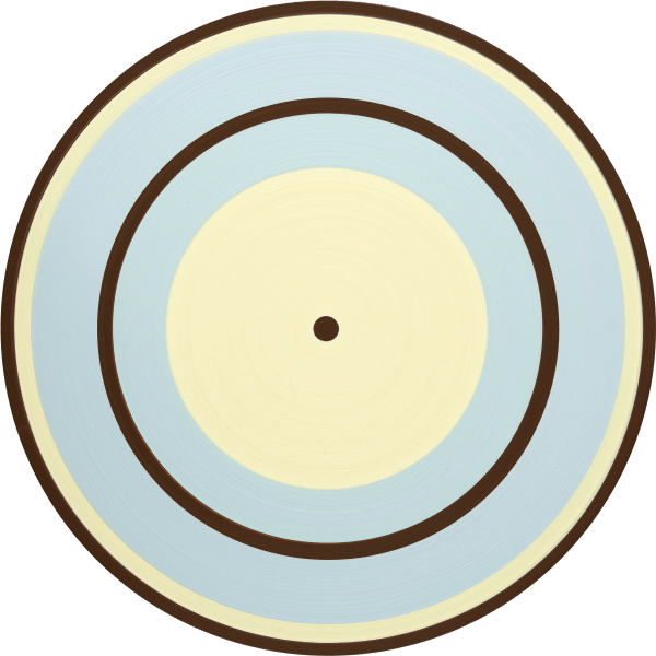 陳怡潔 CHEN Agi 角落生物蛞蝓的旋轉肖像 Sumikko Gurashi_Nisetsumuri, 2021 壓克力顏料/木板 Acrylic on wood 15 3/4 x 15 3/4 in 40 x 40 cm