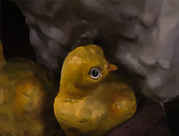 林彥瑋 LIN Yen Wei 是你嗎 No. 1 Is It You No. 1, 2020 油彩／畫布 Oil on canvas 14 1/8 x 18 1/2 in 36 x 47 cm