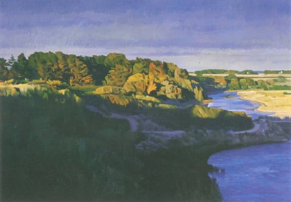 陳建中 CHAN Kin-Chung, 海邊 (布列塔尼風景) Au bord de la mer(Bretagne), 1990