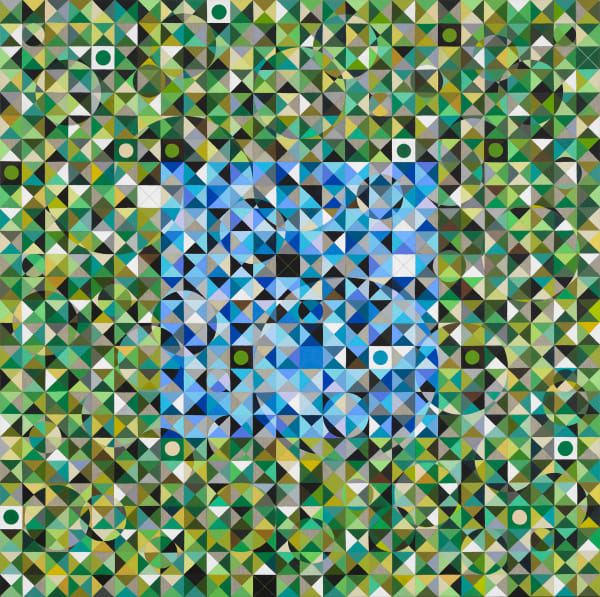 莊普 TSONG Pu 天目 Tenmoku, 2019 壓克力顏料/畫布 Acrylic on canvas 130 x 130 cm