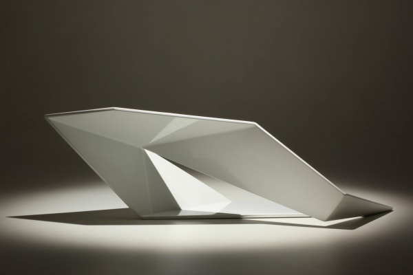 郭思敏 Szumin KUO 境外之石#11 Metamorphosis #11, 2011 烤漆/鐵 Enamel on iron 5 3/4 x 18 7/8 x 6 5/8 in, Ed. 5/6 14.6 x 48 x 16.7 cm, Ed. 5/6