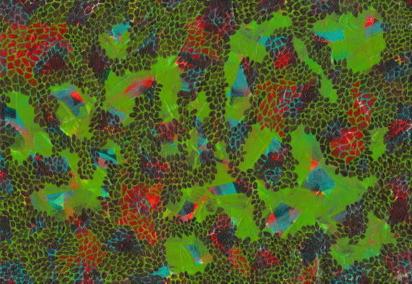 王玫玲 Mei Ling WANG 009, 2015 壓克力顏料、批土/畫布 Acrylic and putty on canvas 6 1/8 x 8 7/8 in 15.5 x 22.5 cm