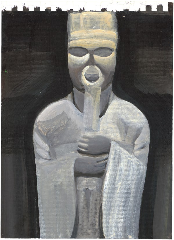 張安 ZHANG An, 文化考察期間的寫生之二十一 Painting from Life during a Cultural Study Tour 21, 2017