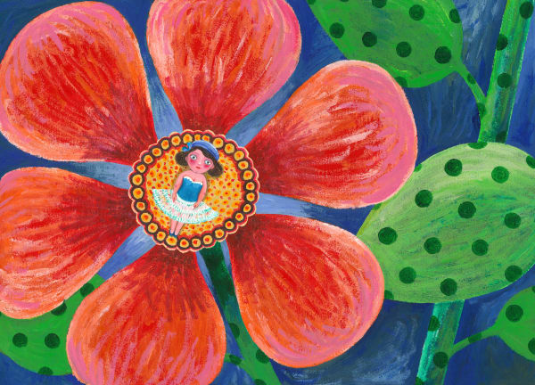 幾米 Jimmy LIAO, 花床 Flowerbed, 未紀年 n.d.