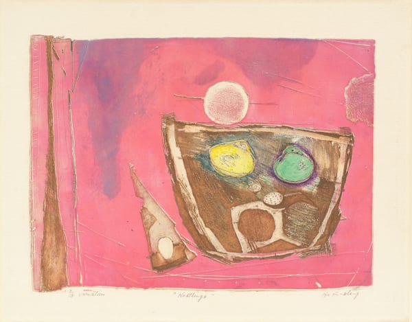 顧福生 Fu-sheng KU, 幼雛 Nestlings, 1963