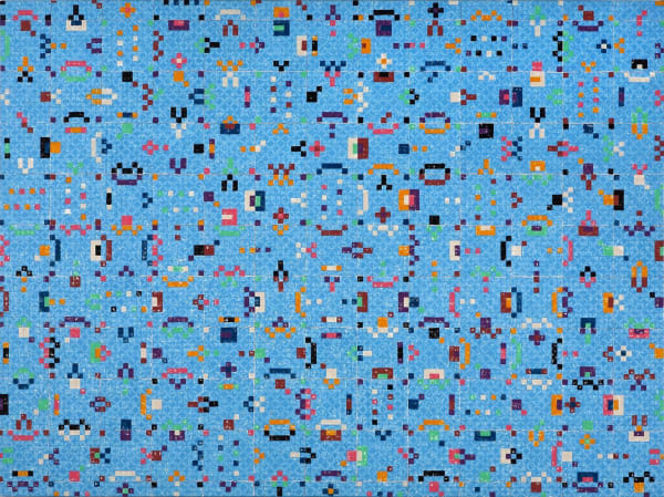 庄普 TSONG Pu, 蓝色的瑜珈 Blue Yoga, 2013