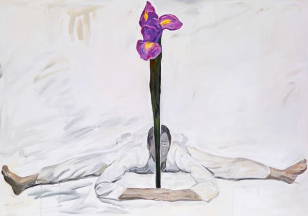 顧福生 Fu-Sheng KU 愛慕 Fascination, 2009 油彩／畫布 Oil on canvas 48 1/8 x 68 1/8 in 122 x 173 cm