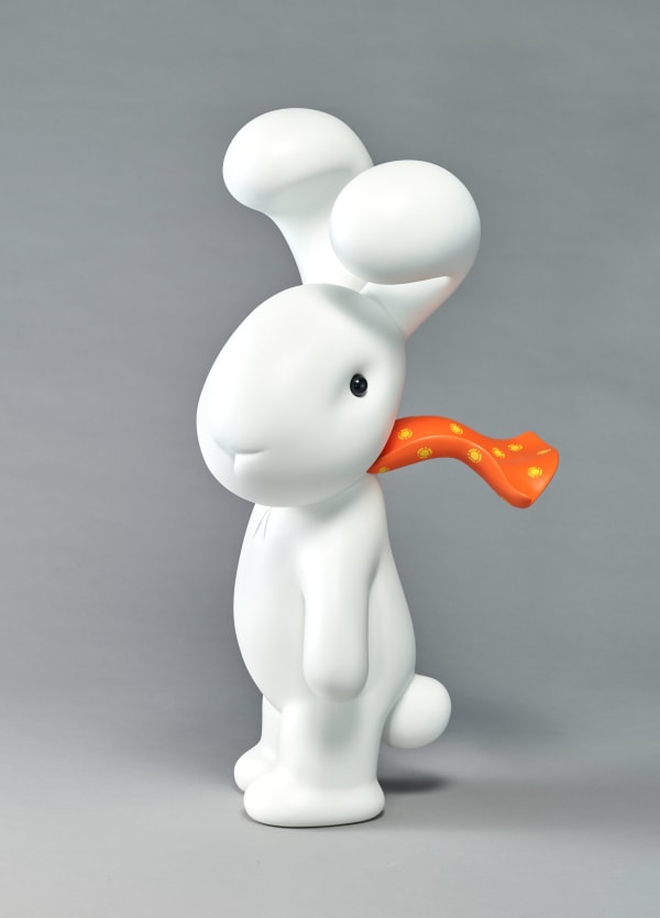 黃本蕊 Benrei HUANG 超不爽 I am SUPER FUZZY, 2021 烤漆/玻璃纖維 Spray paint on fiberglass 25 5/8 x 10 5/8 x 14 1/8 in 65 x 27 x 36 cm Edition of 100