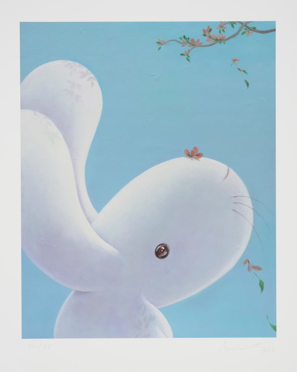 黃本蕊 Benrei HUANG, 花之吻 A sudden touch, 2022