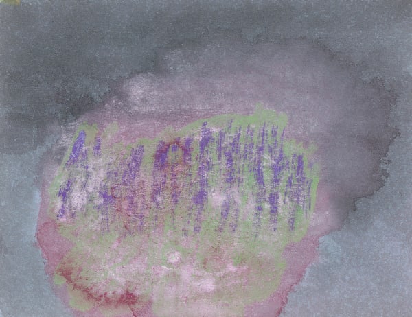 鄭帛囪 CHENG Po-Tsung 無題 Untitled, 2013-2022 水彩、原子筆、油漆筆、立可白(帶)/便條紙 Watercolor, ball pen, marker, white-out on note paper 3 x 4 in 7.6 x 10 cm