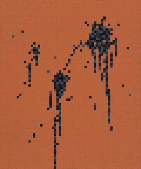 莊普 TSONG Pu 事件 Happening, 2022 壓克力顏料/畫布 Acrylic on canvas 28 1/2 x 23 7/8 in 72.5 x 60.5 cm