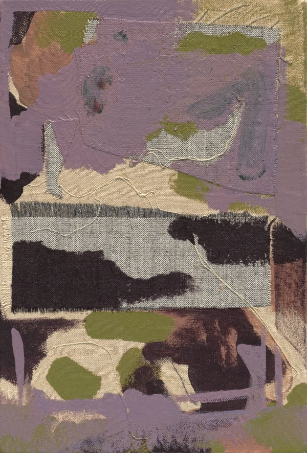 龔寶稜 Pao-Leng KUNG Unclear, 2019 壓克力顏料/自製畫布 Acrylic on handmade canvas 11 3/4 x 8 1/4 in 30 x 21 cm