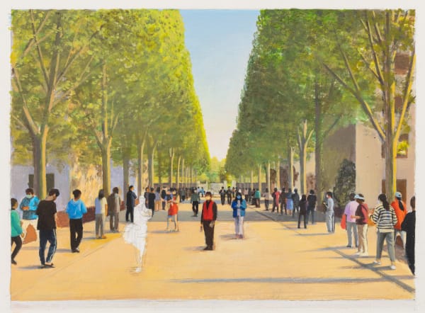 张安 ZHANG An, 一个午后(草图) Afternoon (drawing), 2022