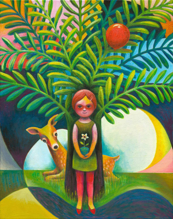 幾米 Jimmy Liao, 種在鹿心裡的一盆花 Want to Plant a Flower in Your Heart , 2022