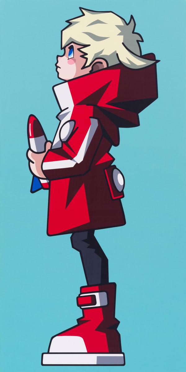 松浦浩之 Hiroyuki MATSUURA "PICTO" Apollo, 2022 壓克力顏料/畫布 Acrylic on canvas 162 x 81 cm