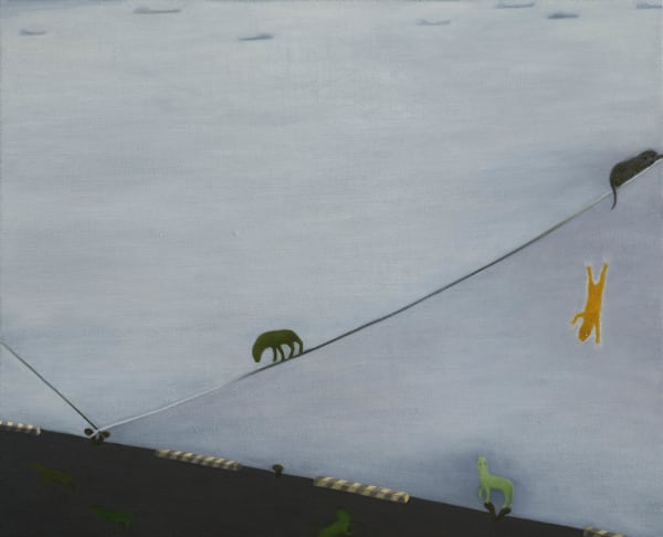 蘇旺伸SU Wong-shen 港邊 Harborside, 2020 油彩/畫布 Oil on canvas 25 5/8 x 31 3/4 in 65 x 80.5 cm