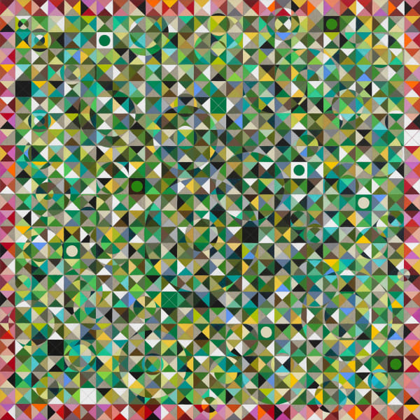 莊普 TSONG Pu 丹靈 Sun, 2019 壓克力顏料/畫布 Acrylic on canvas 130 x 130 cm