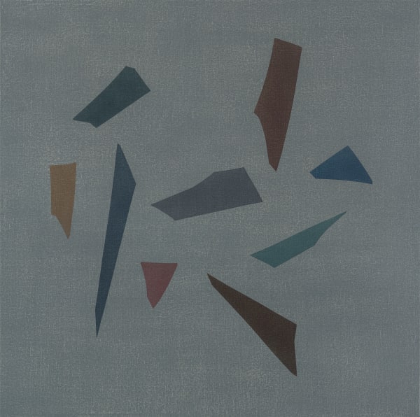 吳東龍 Wu Tung-Lung 符號-125 Symbol-125, 2019 油彩/畫布板 Oil on canvas board 39 3/8 x 39 3/8 in 100 x 100 cm