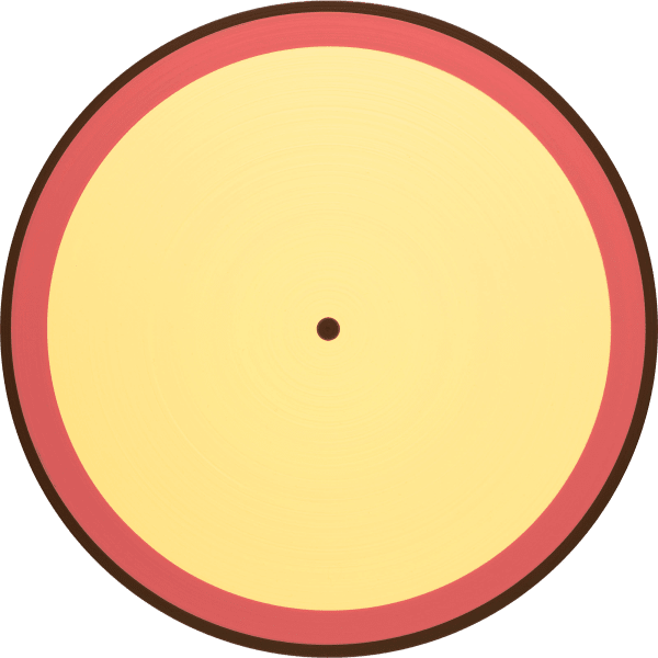 陳怡潔 CHEN Agi 角落生物炸蝦的旋轉肖像 Sumikko Gurashi_Ebifurai No Shippo, 2021 壓克力顏料/木板 Acrylic on wood 15 3/4 x 15 3/4 in 40 x 40 cm