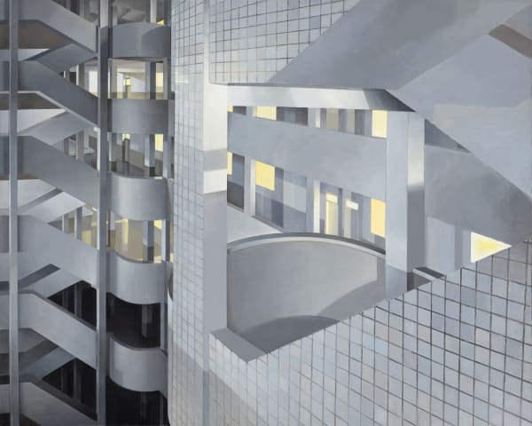 張安 ZHANG An, 夜晚的教學樓 Classroom Building at Night, 2017