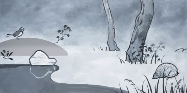 品川亮 RYO SHINAGAWA, 花鳥圖 Flowers and birds, 2023